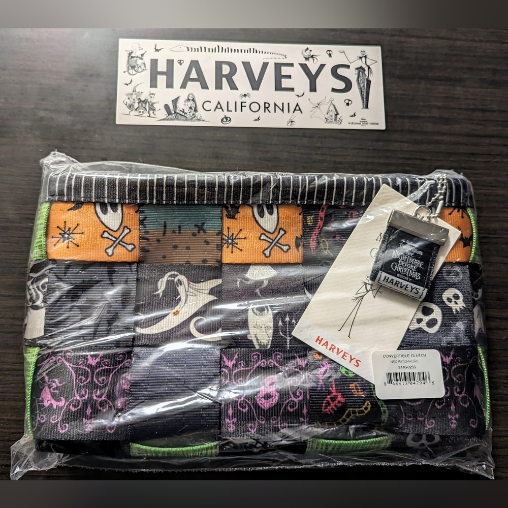 Harveys NBC patchwork convertible clutch